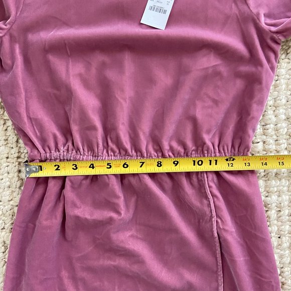 J. Crew Pink Velvet Tulip Hem Dress Balletcore Size 00 - Picture 10 of 11
